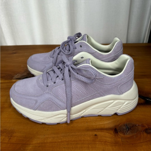 New without tags LABEL Go-To Sneaker Shoes Lavander Suede Size Women 5.5 - Picture 6 of 10